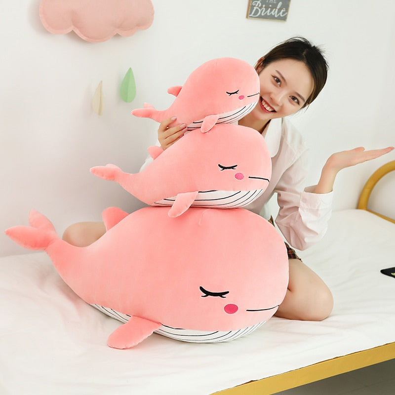 Fun Cute Big Whale Plush Toy
