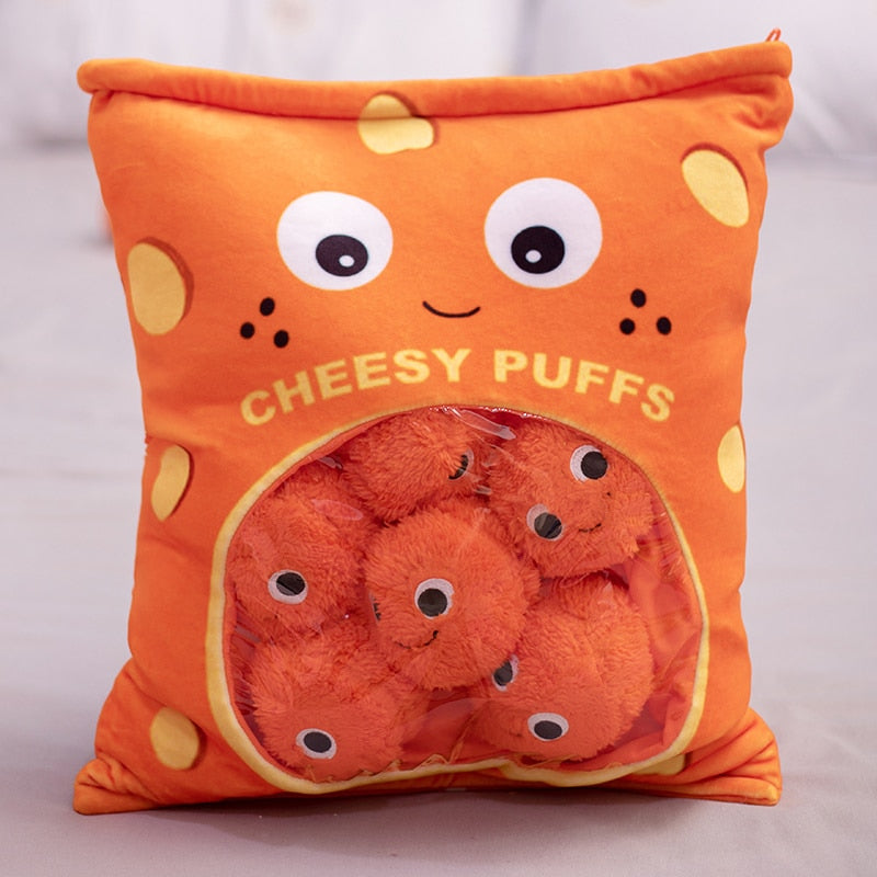 Tasty Cheese Puff Snack Packs
