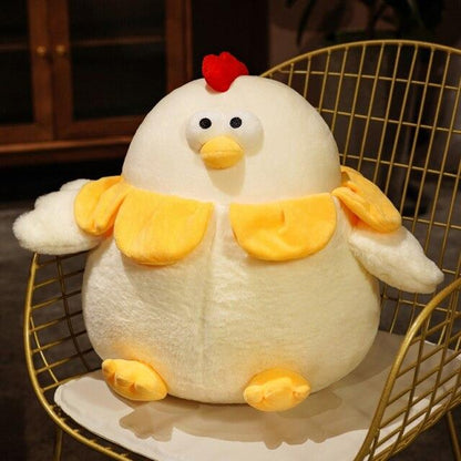 Cuddly Soft Round Chicken Toy