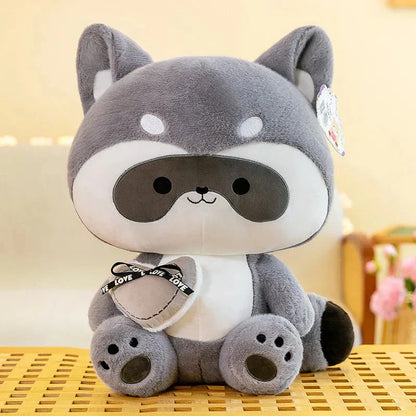 Cuddly Raccoon Plush Toy Friends