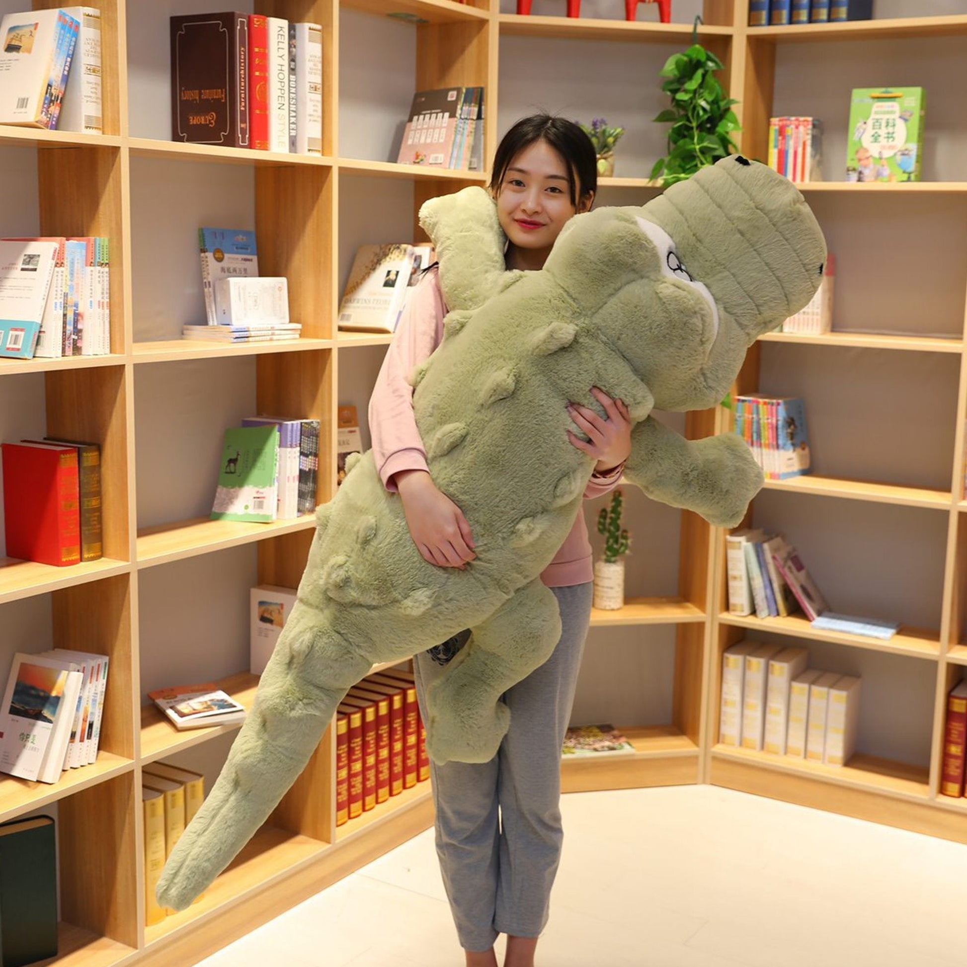 Big Soft Crocodile Cuddle Toy - Halri