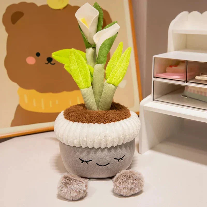 Adorable Cactus Blossom Soft Toy