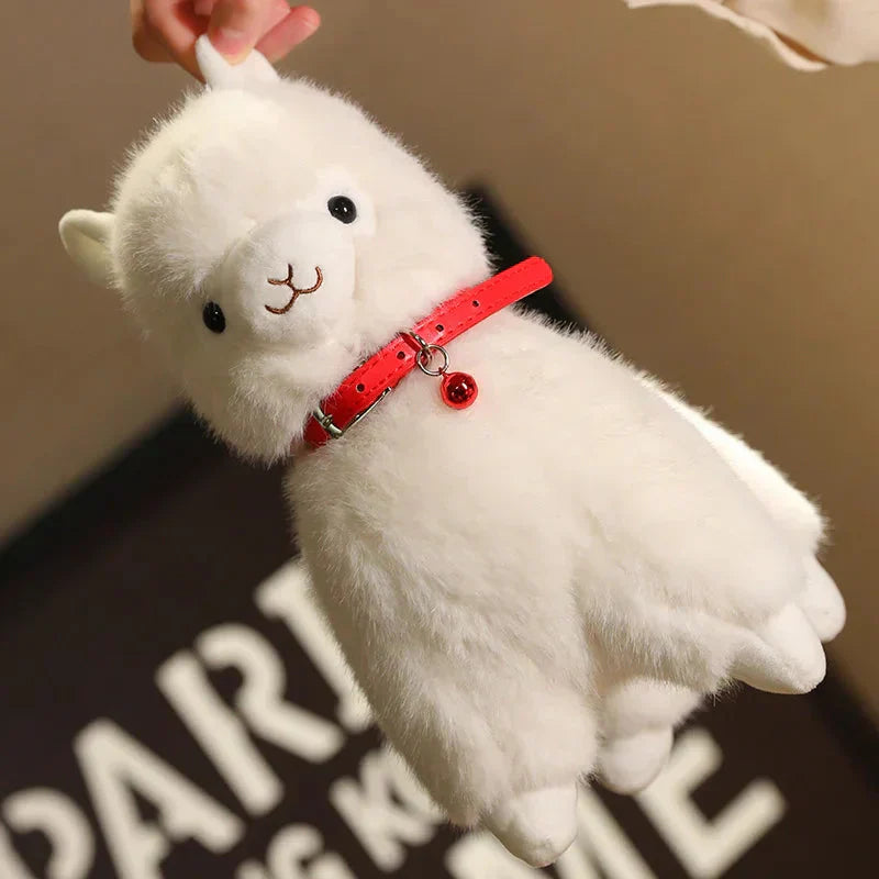 Cuddly Alpaca Plush Toy with Squeaker