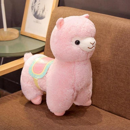 Pastel Color Soft Alpaca Plush Toy Set