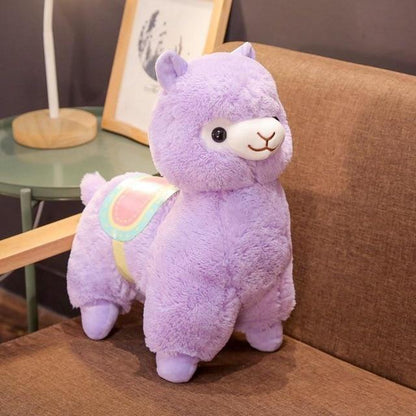 Pastel Color Soft Alpaca Plush Toy Set