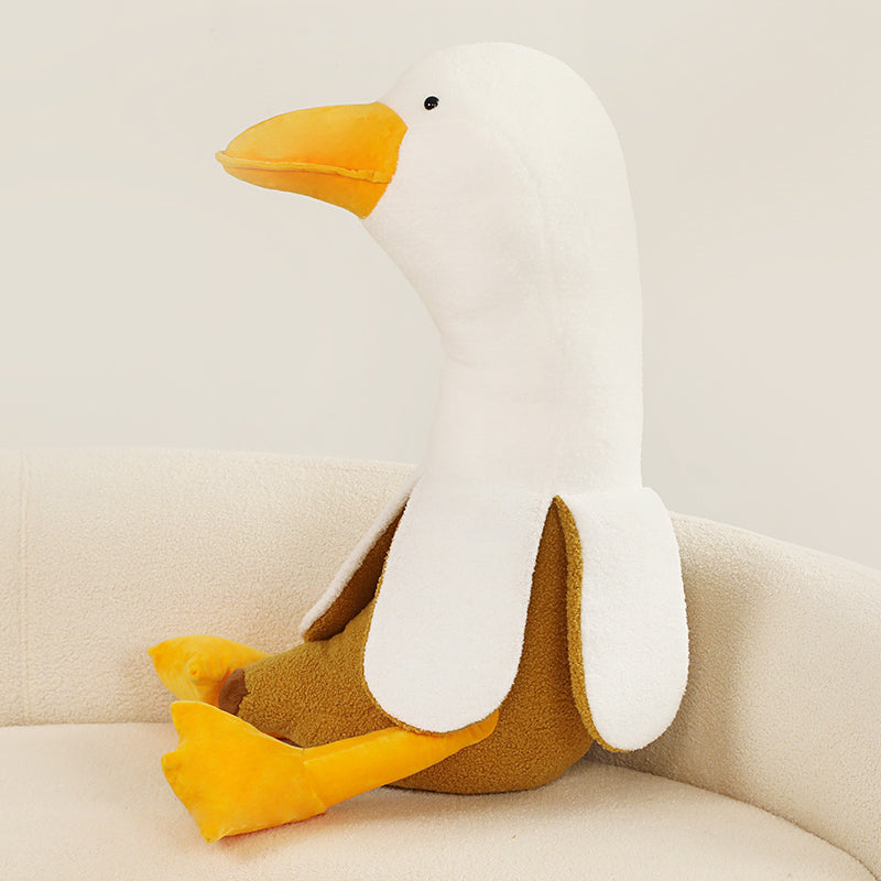 Cuddly Yellow Quacking Duck Toy