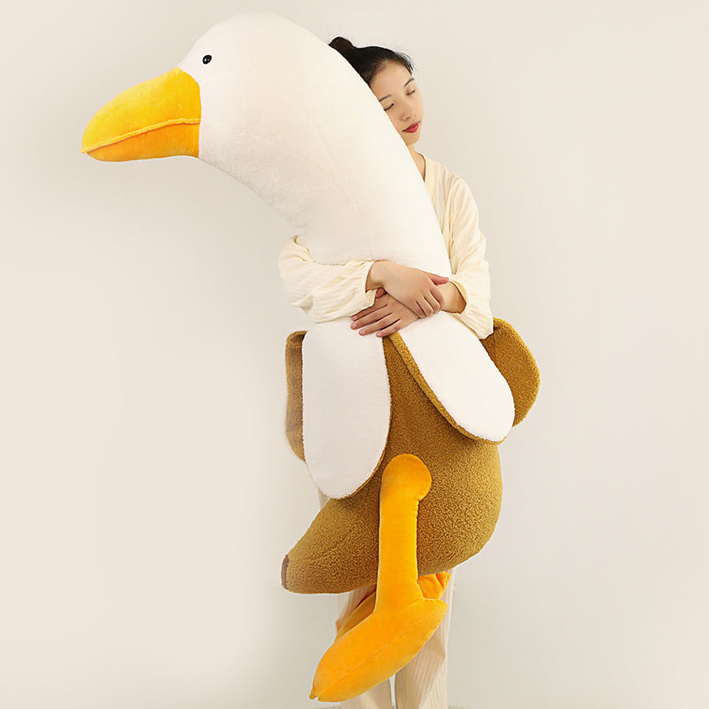 Cuddly Yellow Quacking Duck Toy