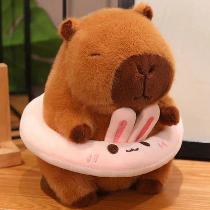Soft Capybara Plush Toy with Float Accessory - Halri