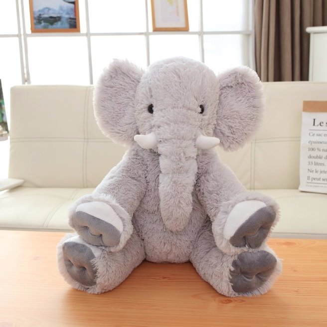 Cute Elephant Plush Set