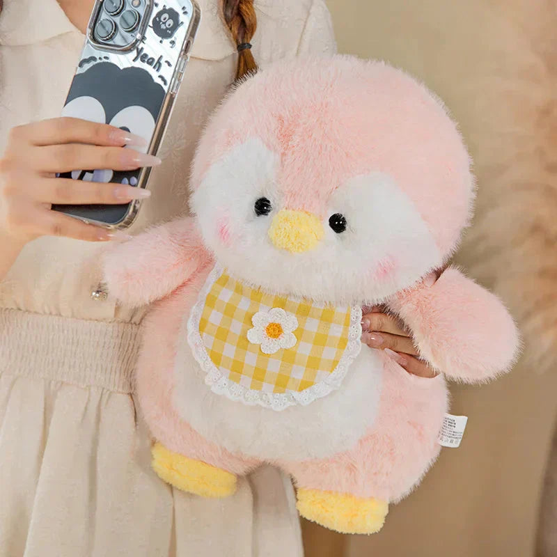 Cuddly Penguin Friends Soft Plush Toys with Bib - Halri