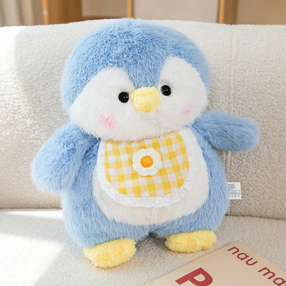Cuddly Penguin Friends Soft Plush Toys with Bib