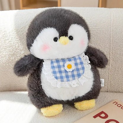 Cuddly Penguin Friends Soft Plush Toys with Bib