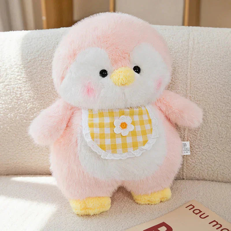Cuddly Penguin Friends Soft Plush Toys with Bib