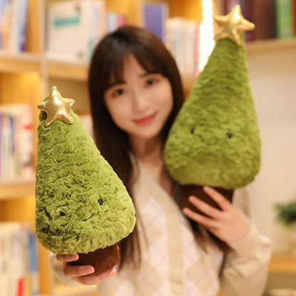 Cuddly Holiday Christmas Tree Pillow - Halri