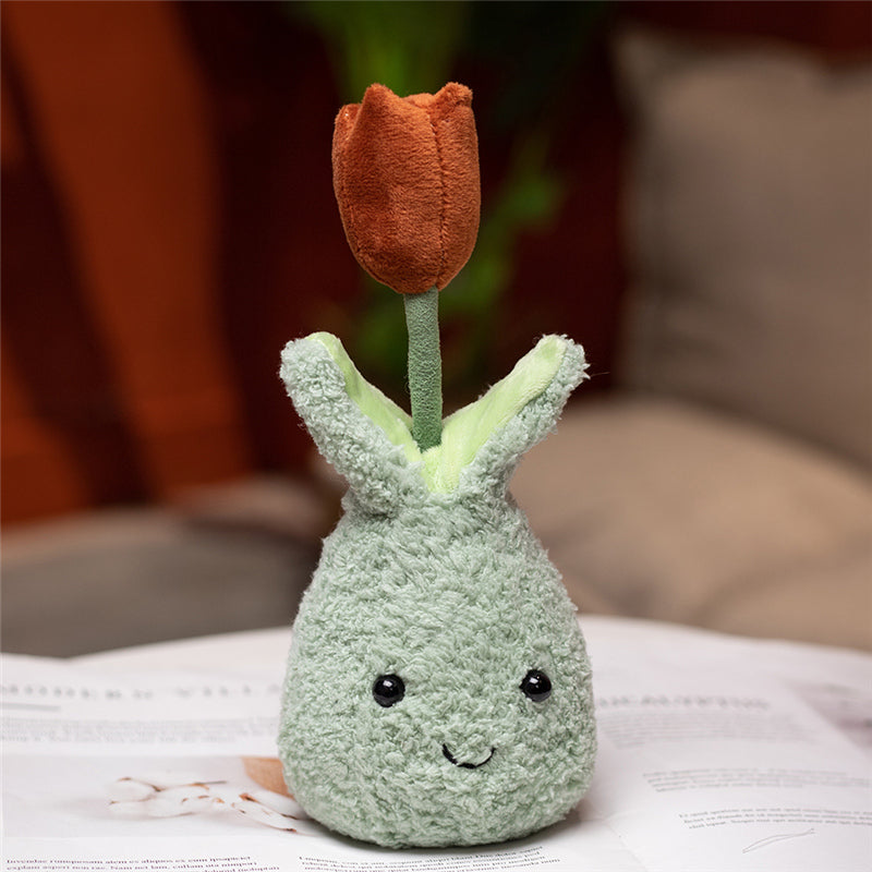 Soft Floral Tulip Plush Toy