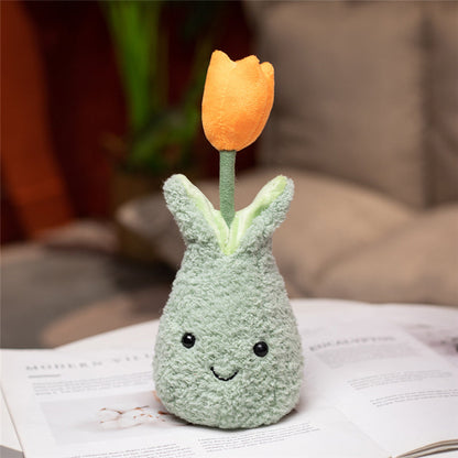 Soft Floral Tulip Plush Toy