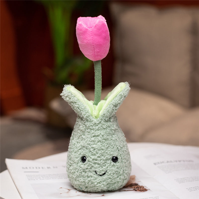 Soft Floral Tulip Plush Toy