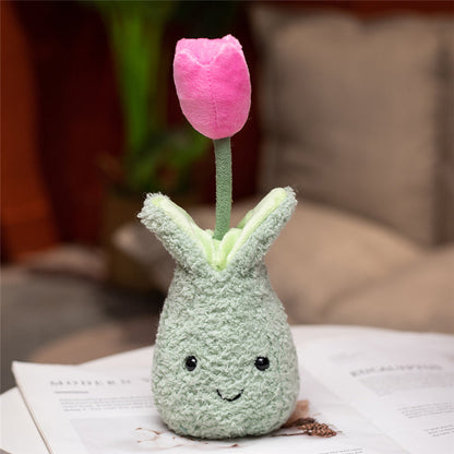 Soft Floral Tulip Plush Toy