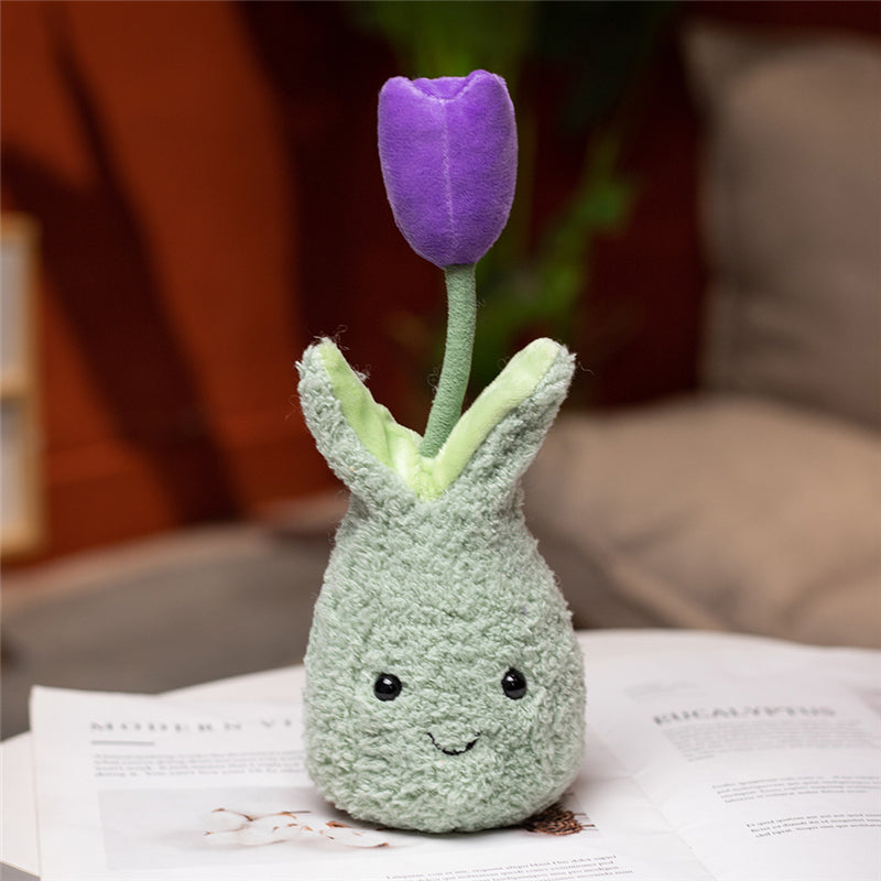 Soft Floral Tulip Plush Toy