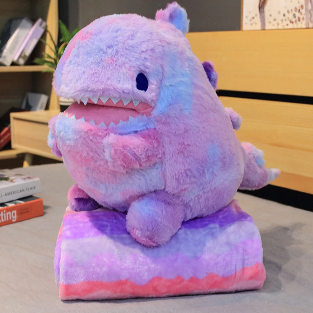 Soft Galaxy Dinosaur Teddy Plush