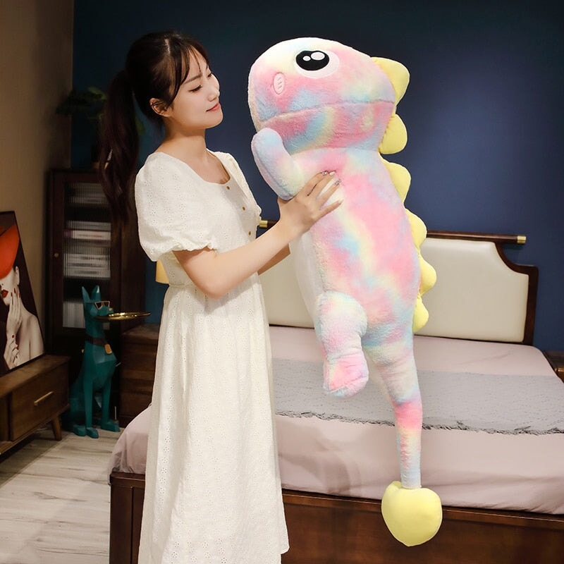 Colorful Rainbow Reptile Stuffed Animal Toy - Halri