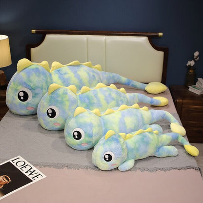Colorful Rainbow Reptile Stuffed Animal Toy