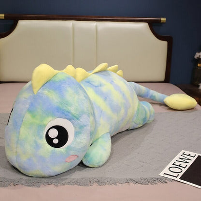 Colorful Rainbow Reptile Stuffed Animal Toy