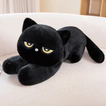 Big Soft Grey Kitten Plush Toy