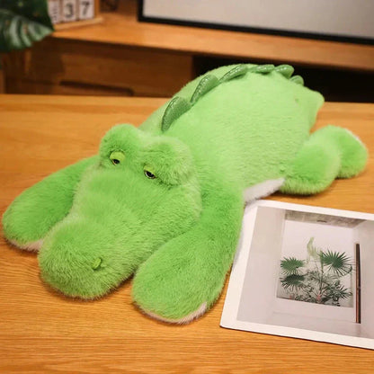 Large Green Stuffed Crocodile Toy - Halri