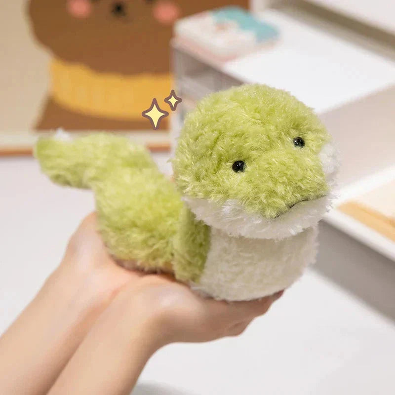 Plush Green Snake Stuffed Animal