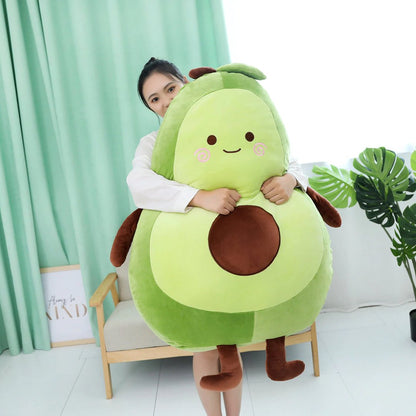 Fun Green Avocado Soft Toy