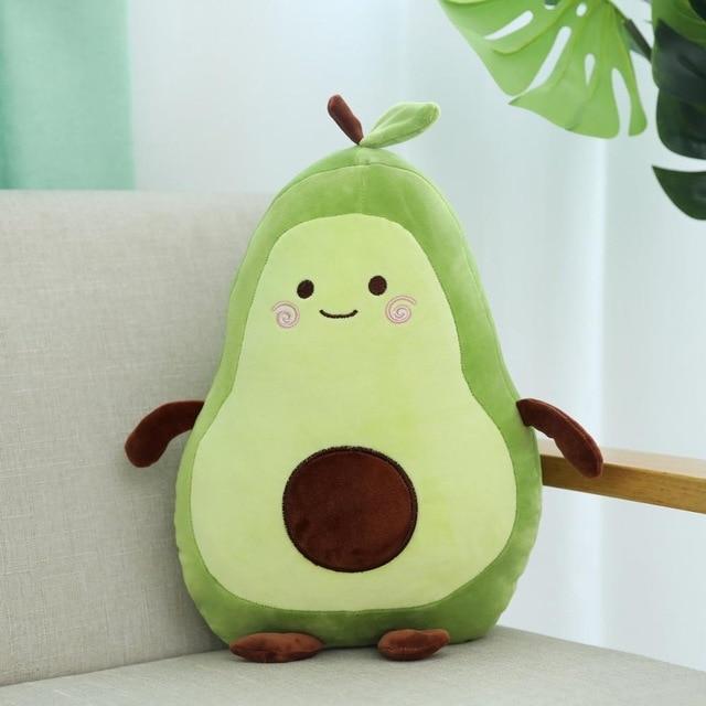 Fun Green Avocado Soft Toy