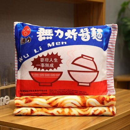 Soft Instant Noodle Shaped Pillow - Halri