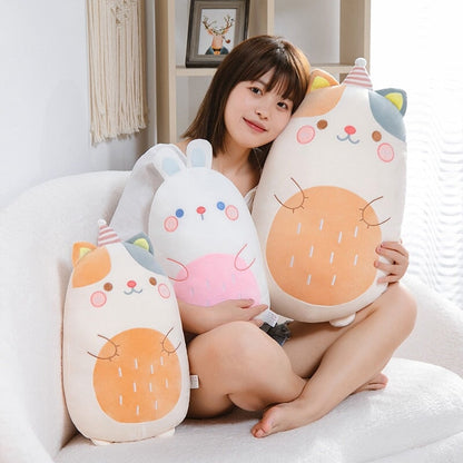Cute Animal Stuffed Pancake Friends Plush Toys - Halri
