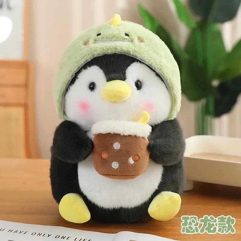 Cute Baby Penguin Soft Toys with Caps