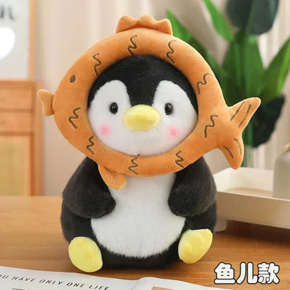 Cute Baby Penguin Soft Toys with Caps