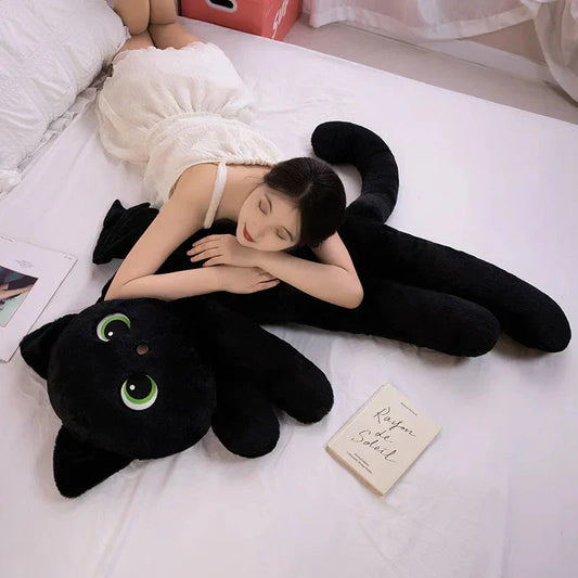 Adorable Black Angel Kitty Plush Toy - Halri