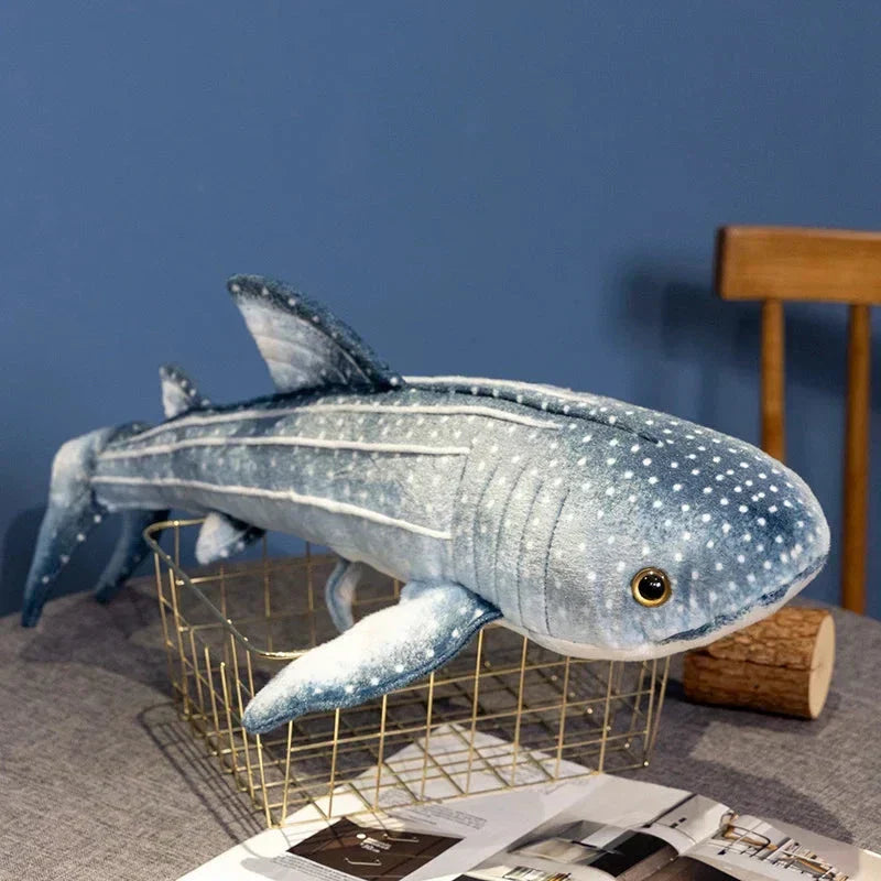 Cute Blue Ocean Whale Plush Toy - Halri