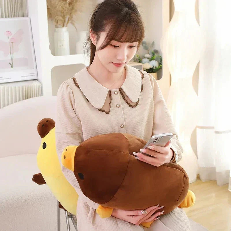 Cute Brown Yellow Duck Billed Plush Toy - Halri