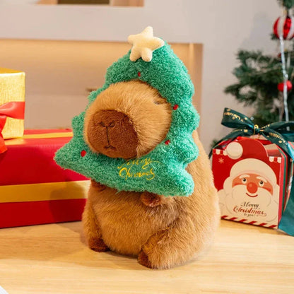 Adorable Capybara Holiday Plush Toys