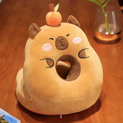 Soft Plush Capybara Neck Pillow Cushion