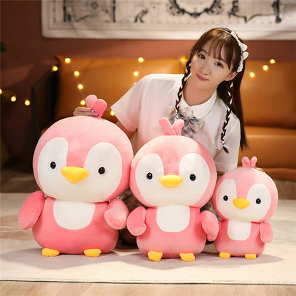 Cute Cartoon Penguin Plush Toy Set