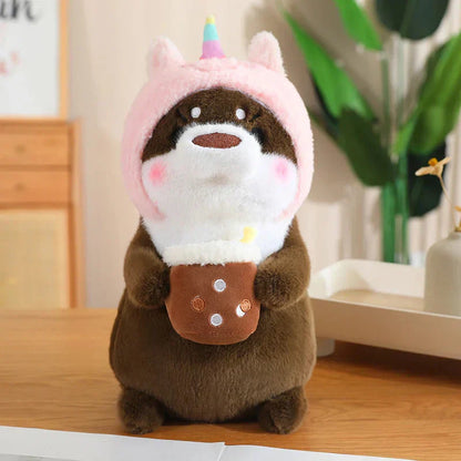 Cute Plush Otter Dress Up Toy
