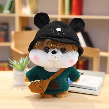 Cute Shiba Plush Toy Family Set