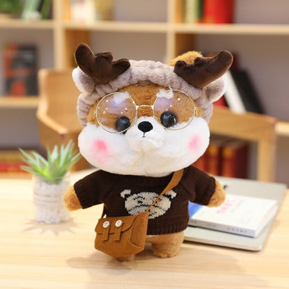 Cute Shiba Plush Toy Family Set - Halri