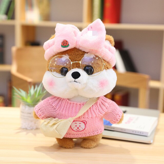 Cute Shiba Plush Toy Family Set