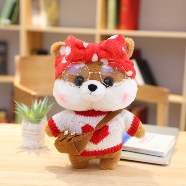 Cute Shiba Plush Toy Family Set