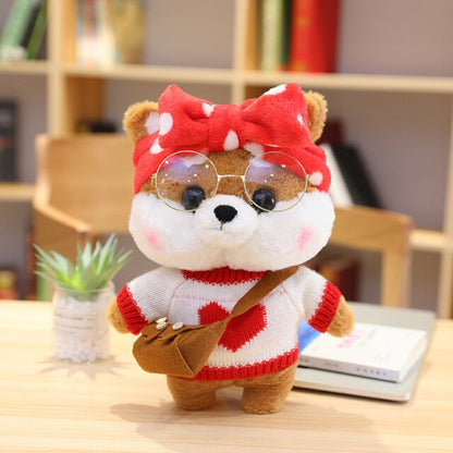 Cute Shiba Plush Toy Family Set