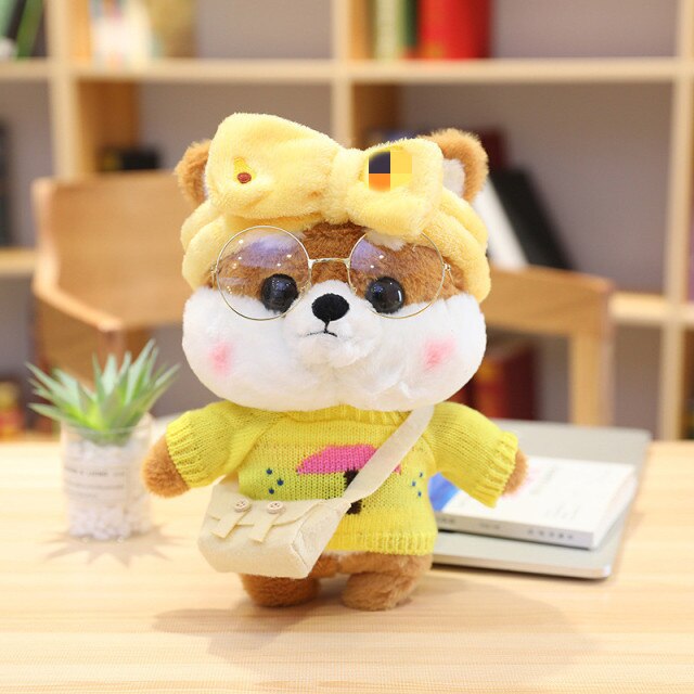 Cute Shiba Plush Toy Family Set