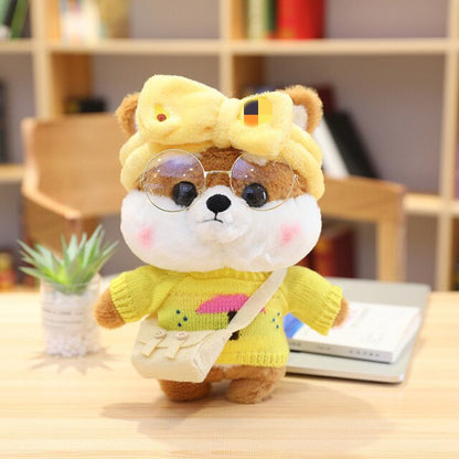 Cute Shiba Plush Toy Family Set